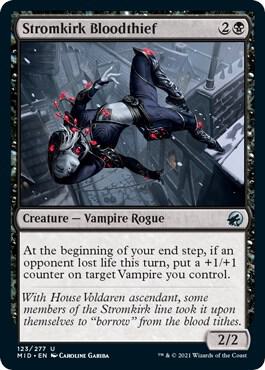 Stromkirk Bloodthief 123/277 (Innistrad: Midnight Hunt) 