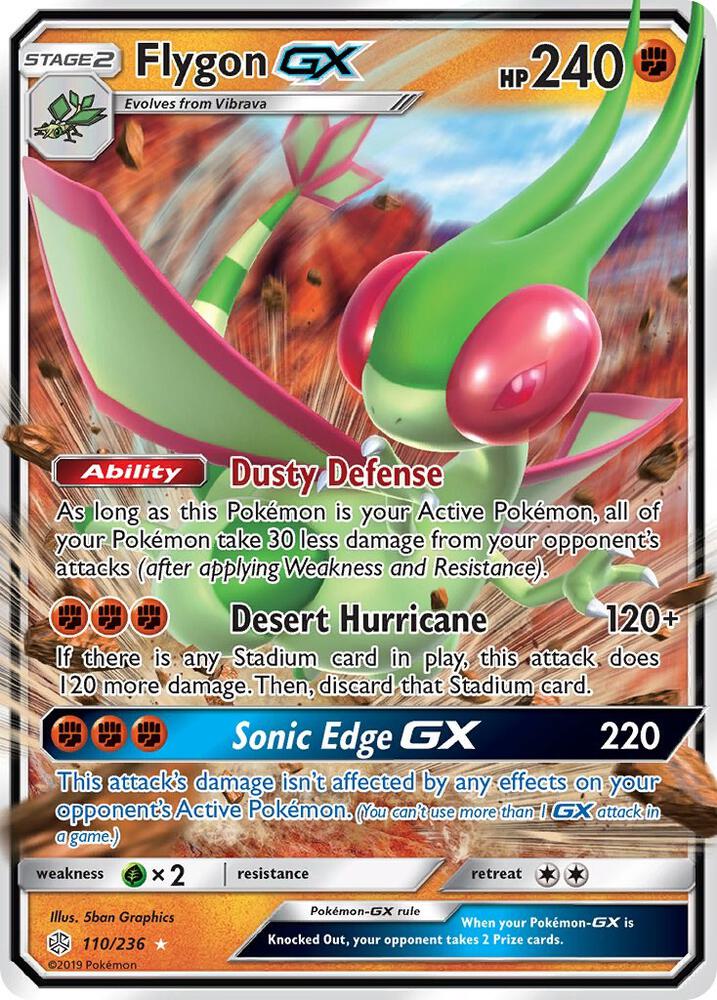 Flygon GX 110/236 (SM - Cosmic Eclipse)  - Holofoil