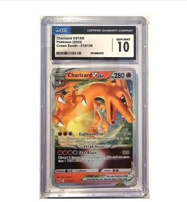 CGC 10 - 2023 POKEMON CHARIZARD VSTAR - CROWN ZENITH #019/159 GEM MINT