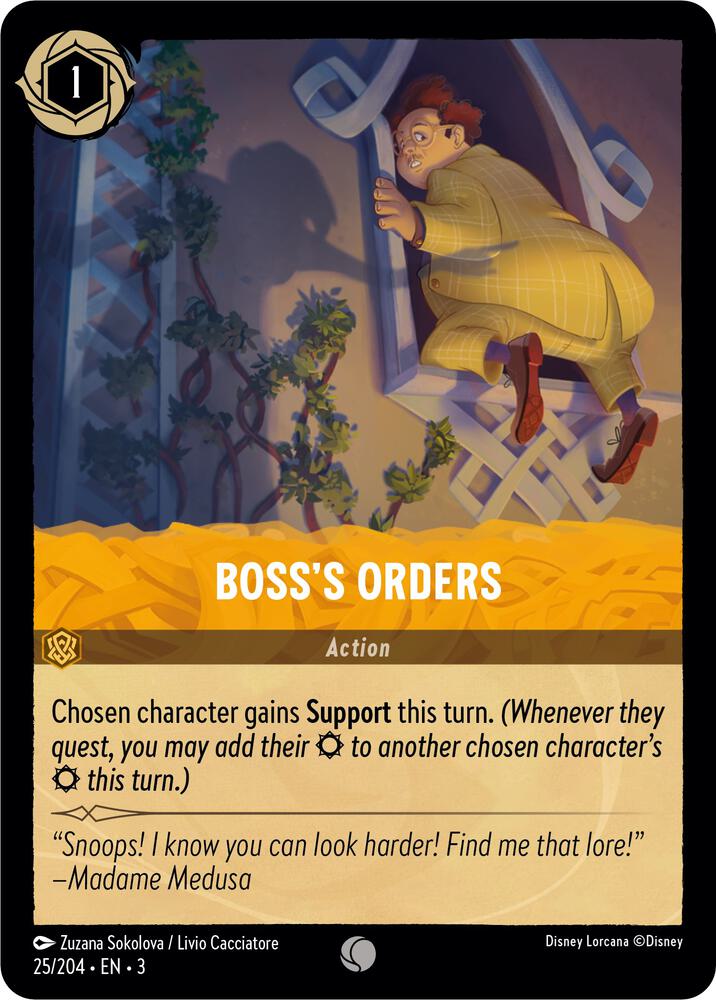 Boss's Orders 25/204 (Into the Inklands) 