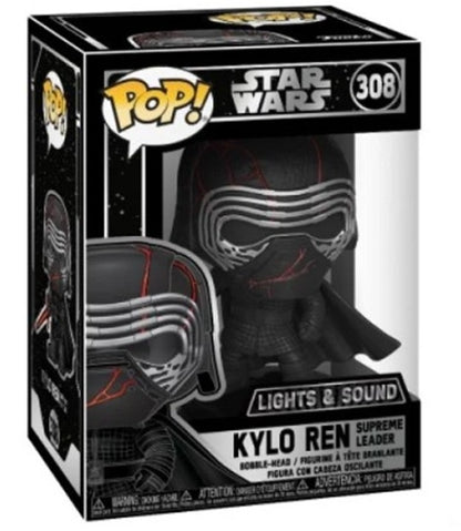 Kylo Ren Supreme Leader #308 Star Wars Electronic Light & Sounds Bobble-Head Pop Vinyl Figure Funko