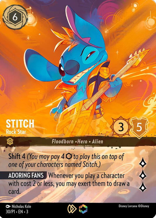 Disney Lorcana - Stitch - Rock Star (Store Championship) - Disney Lorcana Promo Cards (DLPC)
