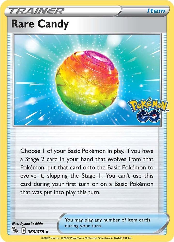 Rare Candy 069/078 (Pokemon GO) 
