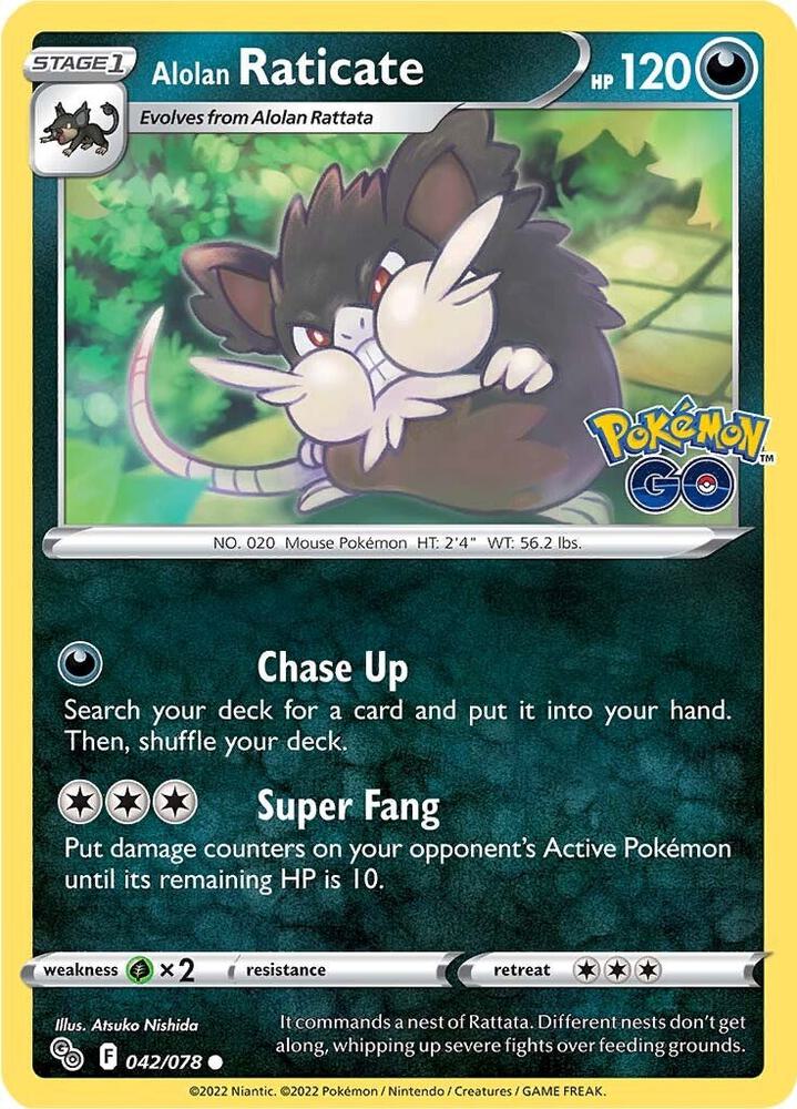 Alolan Raticate 042/078 (Pokemon GO) 