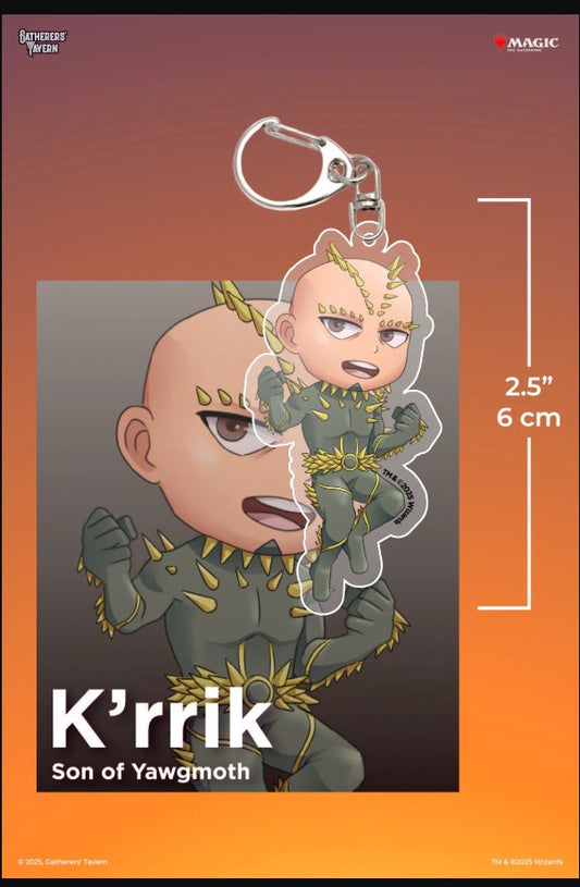 Gatherers' Tavern KLIGGS Keychain - K'rrik, Son Of Yawgmoth
