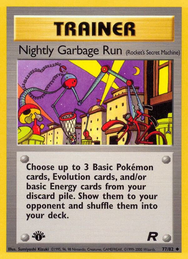 Nightly Garbage Run Rocket's Secret Machine 77/82 (Team Rocket)  - 1st Edition
