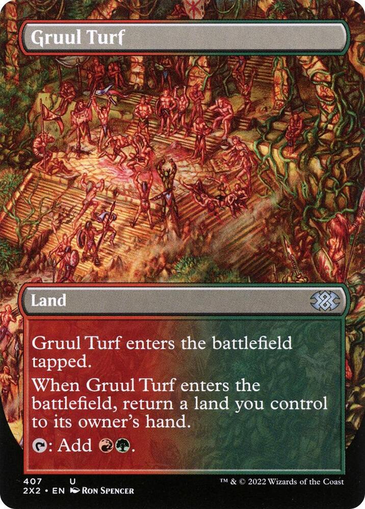 Gruul Turf Borderless 407/331 (Double Masters 2022) 