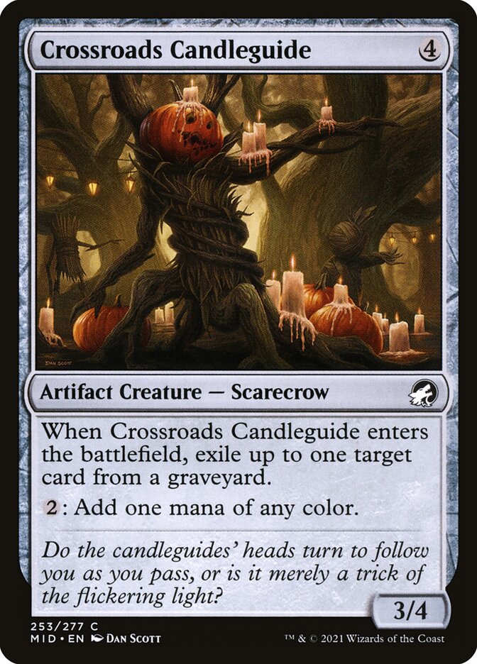 Crossroads Candleguide 253/277 (Innistrad: Midnight Hunt)  - Foil