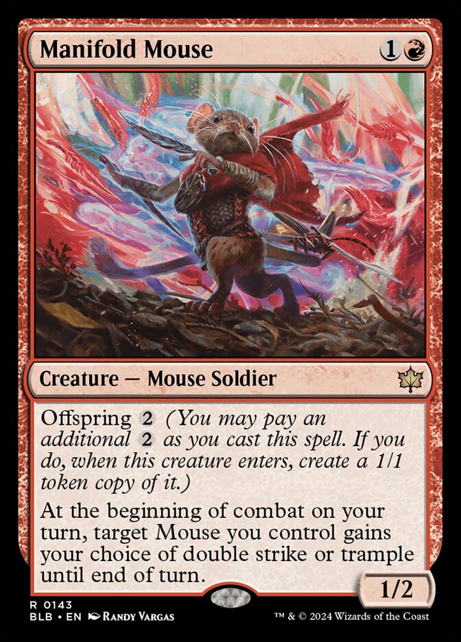 Manifold Mouse 143 (Bloomburrow) 