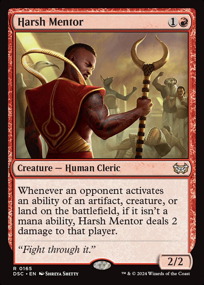 Harsh Mentor 165/40 (Commander: Duskmourn: House of Horror) 