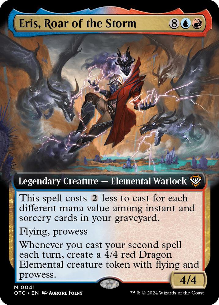 Eris, Roar of the Storm 41 (Commander: Outlaws of Thunder Junction)  - Extended Art