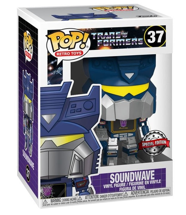 Transformers #37 Soundwave Special Edition Pop Vinyl Figure Funko