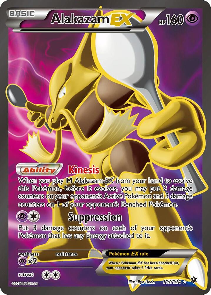 Alakazam EX 117/124 (XY - Fates Collide)  - Holofoil