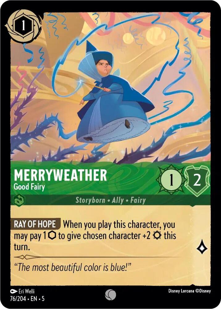 Merryweather, Good Fairy 76/204 (Shimmering Skies)  - Cold Foil