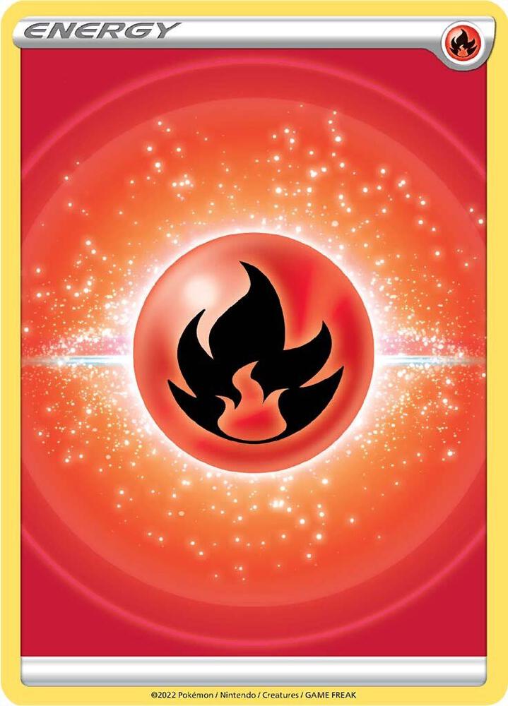 Fire Energy 2022 Unnumbered  (SWSH09: Brilliant Stars)  - Reverse Holofoil