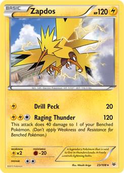 Zapdos 023/108 (Deck Exclusives)  - Holofoil