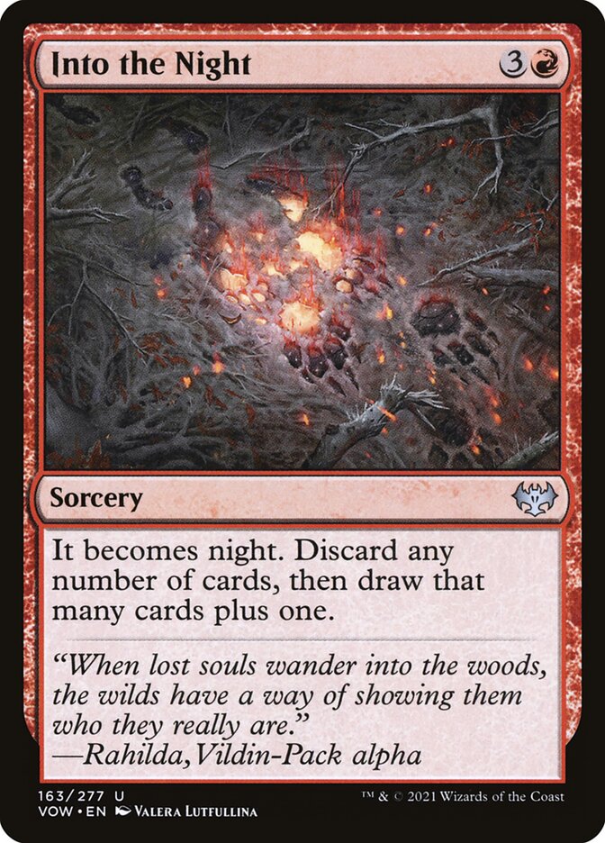 Into the Night 163 (Innistrad: Crimson Vow) 
