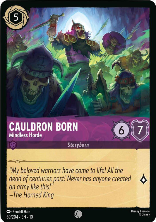 Cauldron Born, Mindless Horde 39/204 (Whispers in the Well)  - Cold Foil