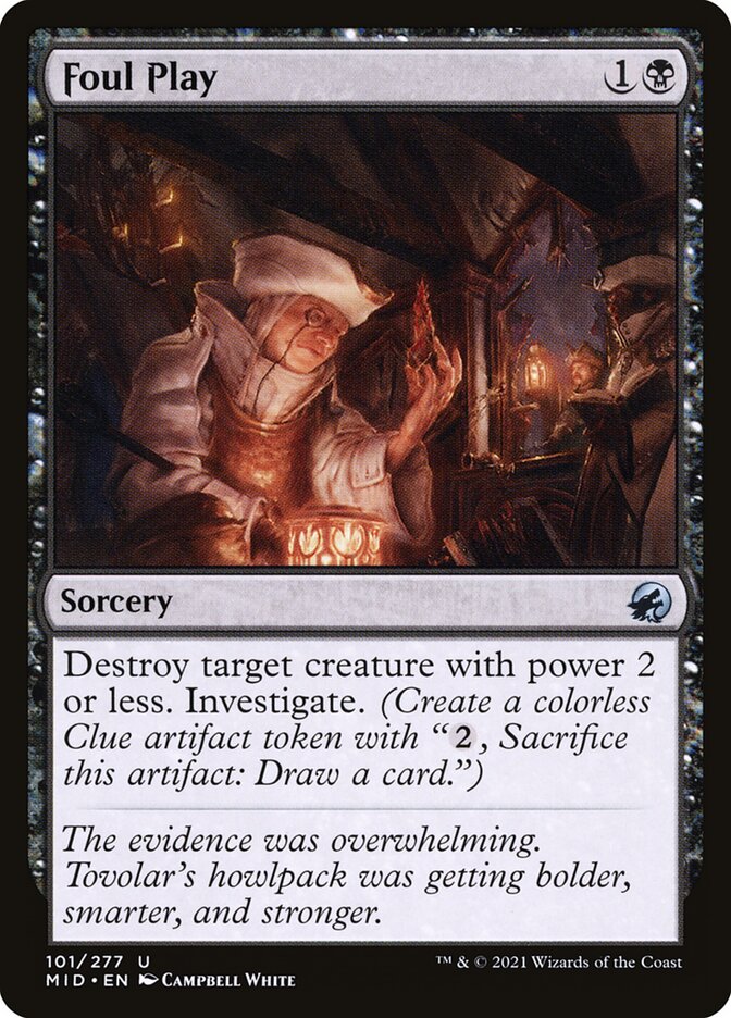 Foul Play 101/277 (Innistrad: Midnight Hunt) 