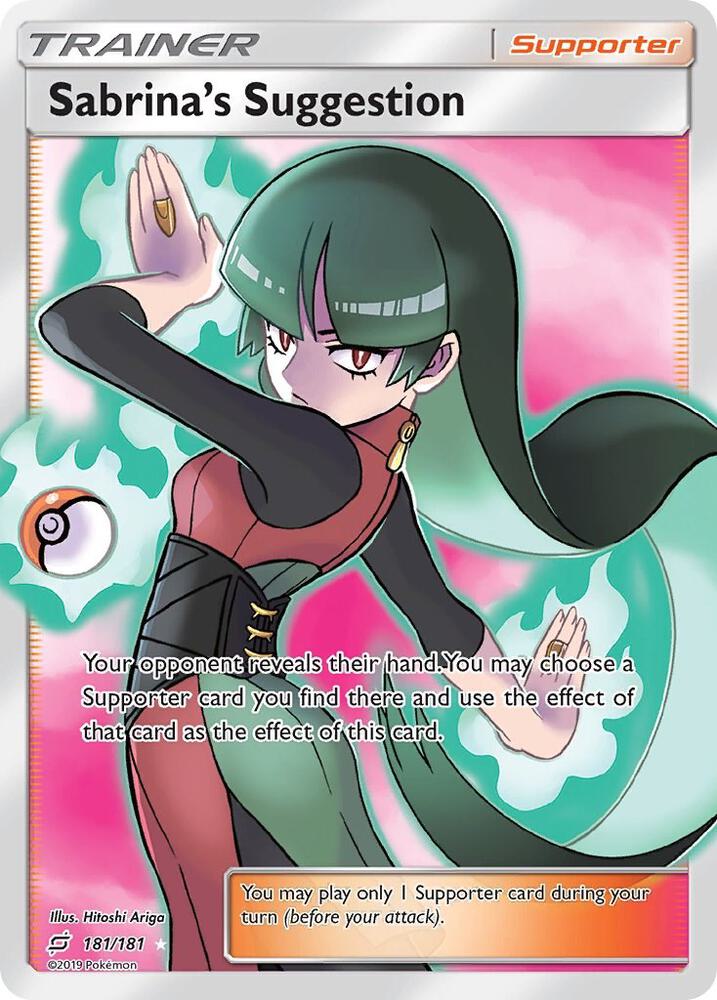 Sabrina's Suggestion 181/181 (SM - Team Up)  - Holofoil