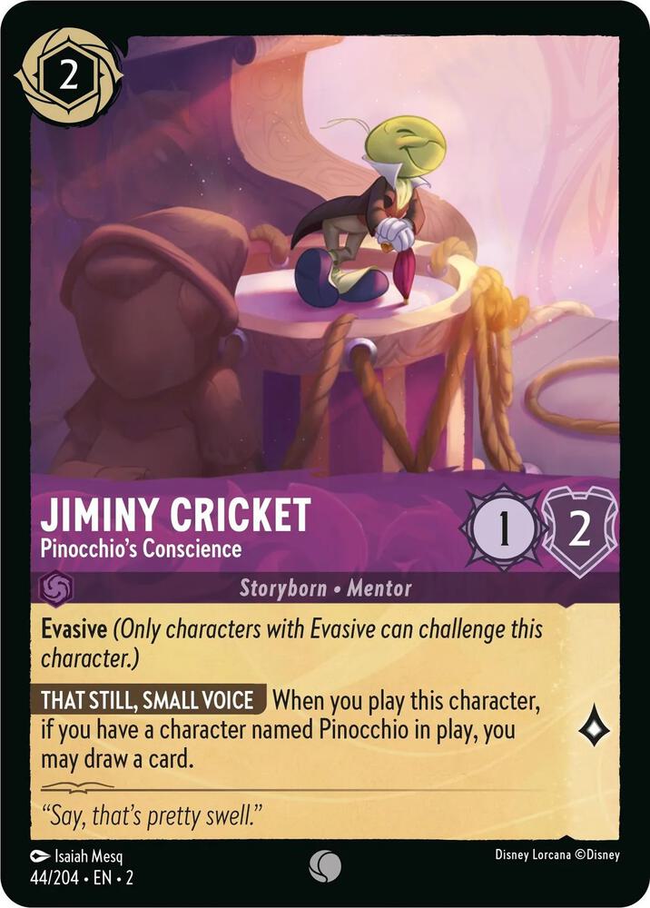 Jiminy Cricket, Pinocchio's Conscience 44/204 (Rise of the Floodborn) 