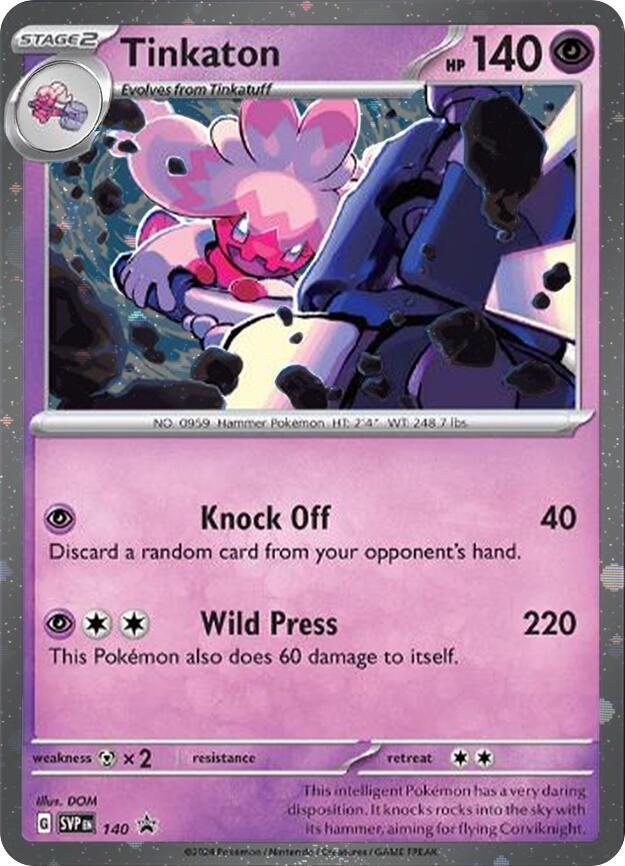 Tinkaton 140 (SV: Scarlet & Violet Promo Cards)  - Cosmo Holofoil