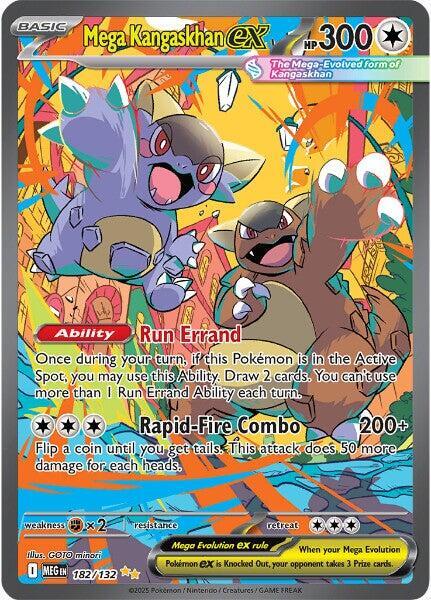 Mega Kangaskhan ex 182/132 (ME01: Mega Evolution)  - Holofoil