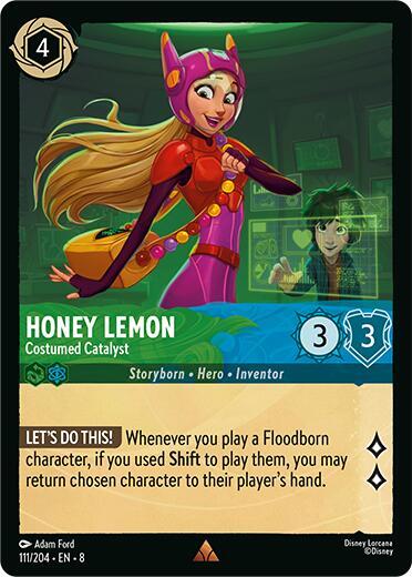 Honey Lemon, Costumed Catalyst 111/204 (Reign of Jafar) 