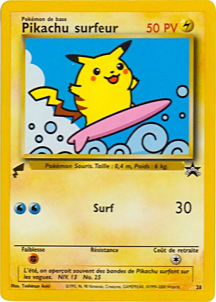 Pikachu Surfing 28 (Pikachu World Collection Promos) 