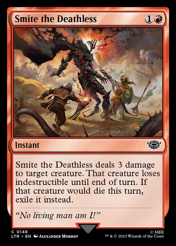 Smite the Deathless 148/281 (Universes Beyond: The Lord of the Rings: Tales of Middle-earth)  - Foil