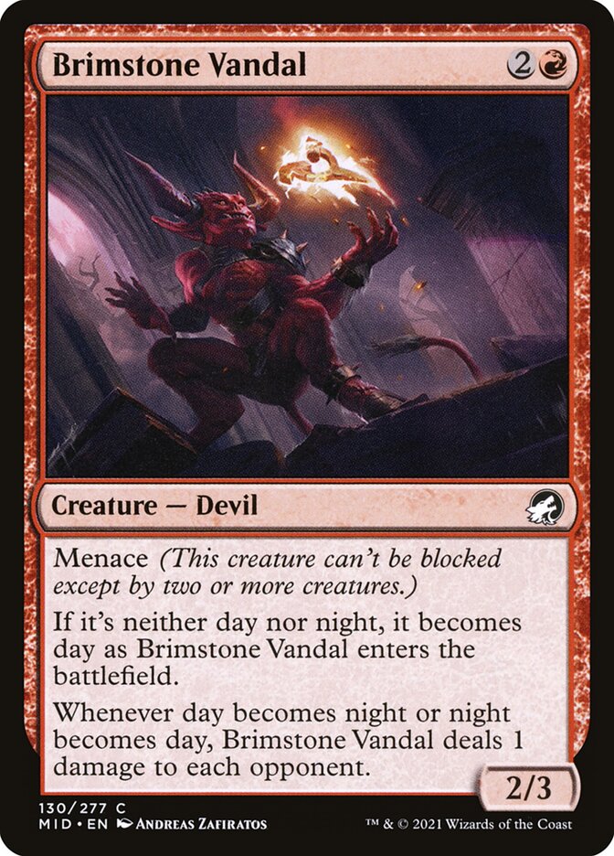Brimstone Vandal 130 (Innistrad: Midnight Hunt) 