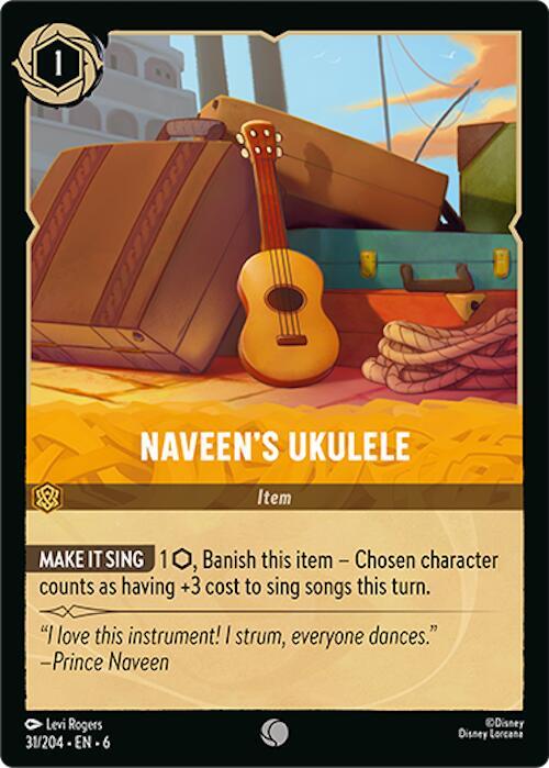 Naveen's Ukulele 31/204 (Azurite Sea)  - Cold Foil
