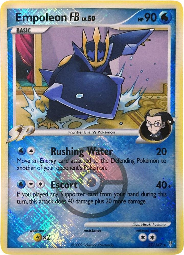 Empoleon FB League Promo 027/147 (League & Championship Cards)  - Reverse Holofoil