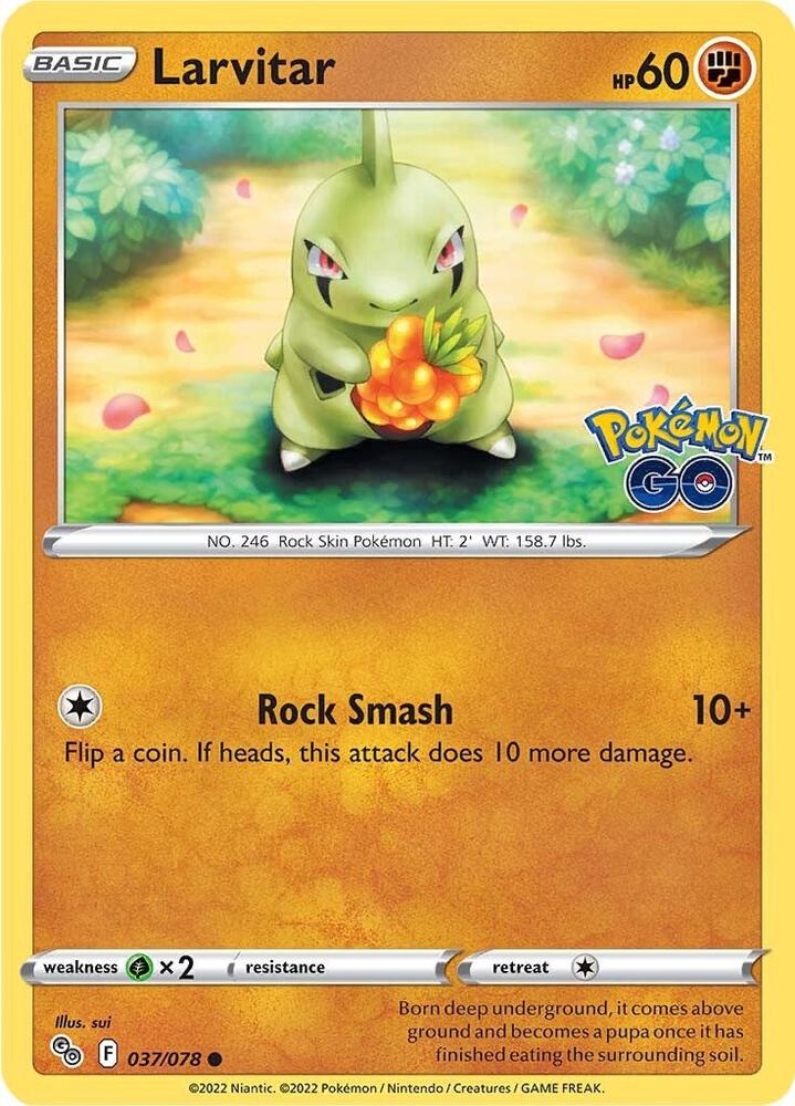 Larvitar 037/078 (Pokemon GO) 