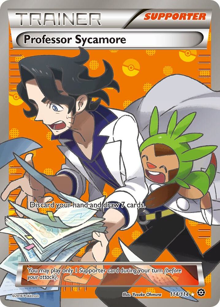 Professor Sycamore 114/114 (XY - Steam Siege)  - Holofoil