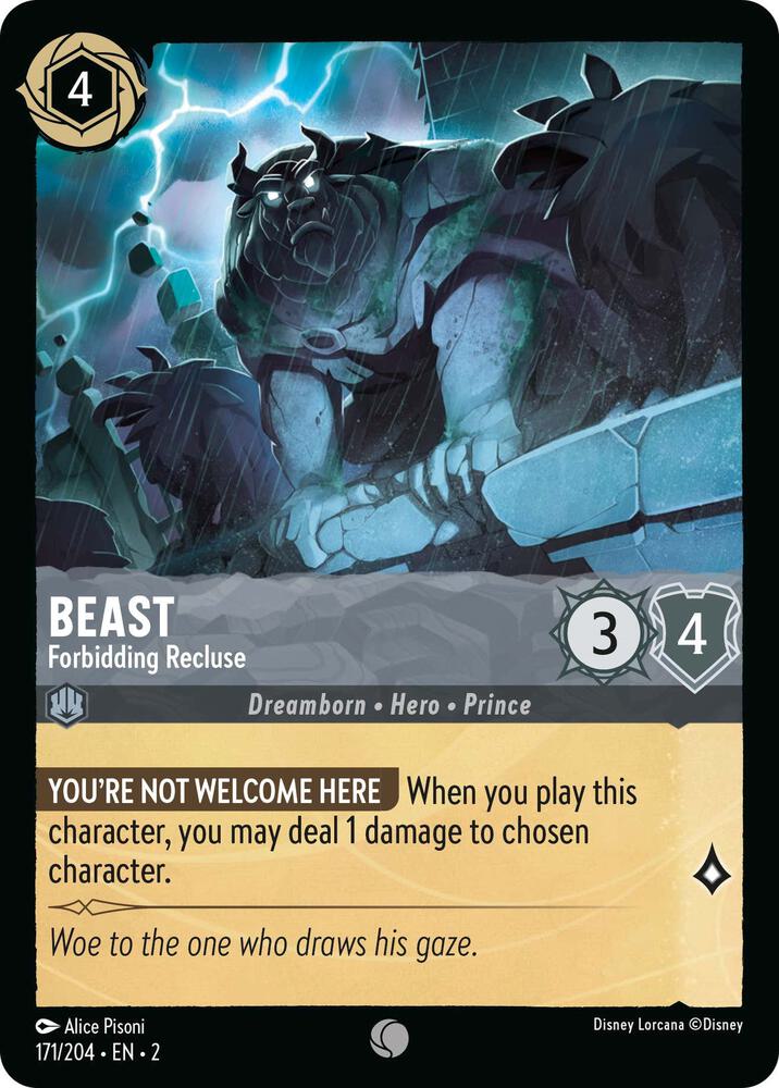 Beast, Forbidding Recluse 171/204 (Rise of the Floodborn) 