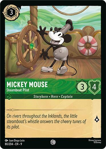 Mickey Mouse, Steamboat Pilot 80/204 (Fabled) 