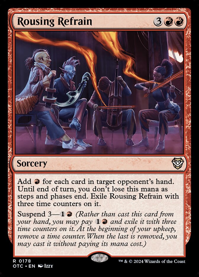 Rousing Refrain 178/342 (Commander: Outlaws of Thunder Junction) 