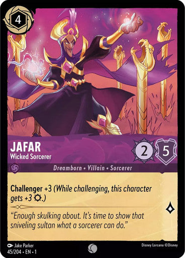 45/204 Jafar - Wicked Sorcerer - Disney Lorcana First Chapter