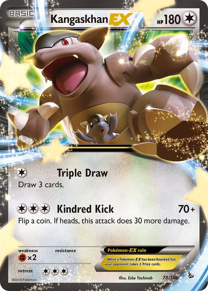Kangaskhan EX 78/106 (XY - Flashfire)  - Holofoil