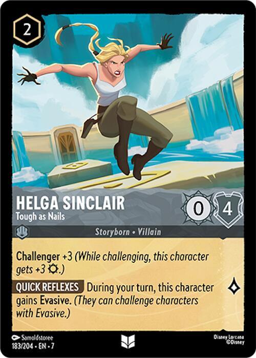 Helga Sinclair, Tough as Nails 183/204 (Archazia's Island) 