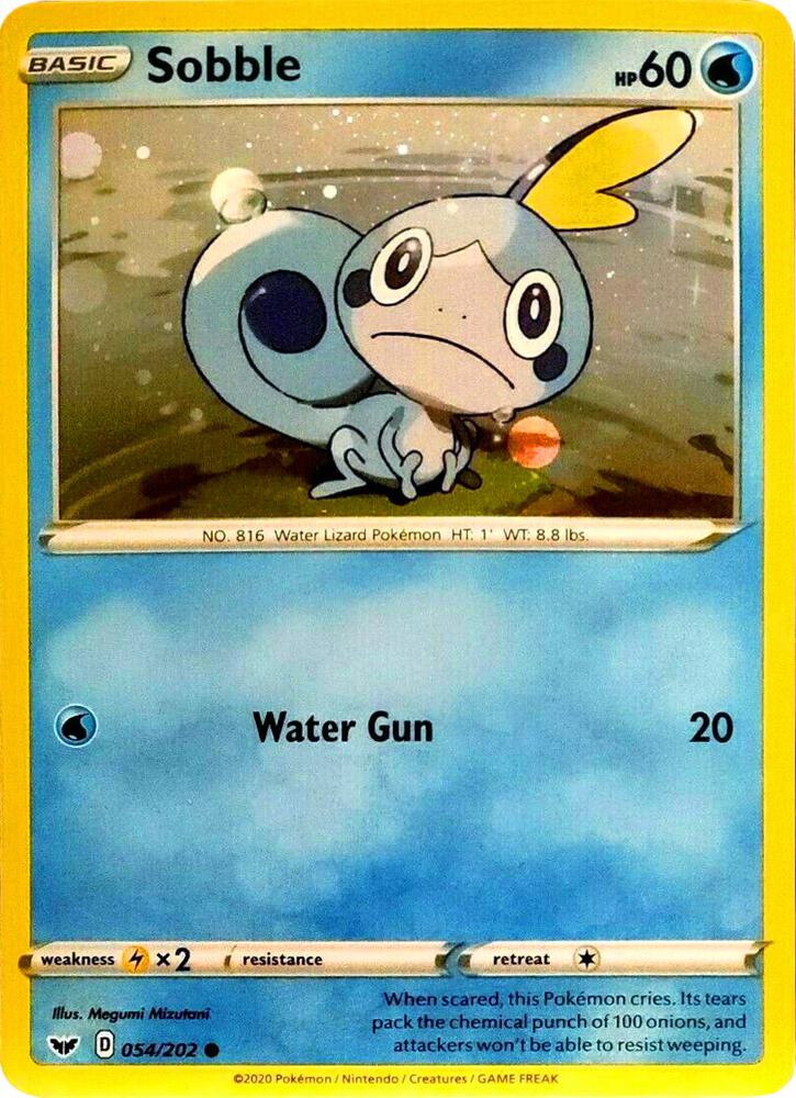 Sobble 054/202 (Blister Exclusives)  - Cosmo Holofoil