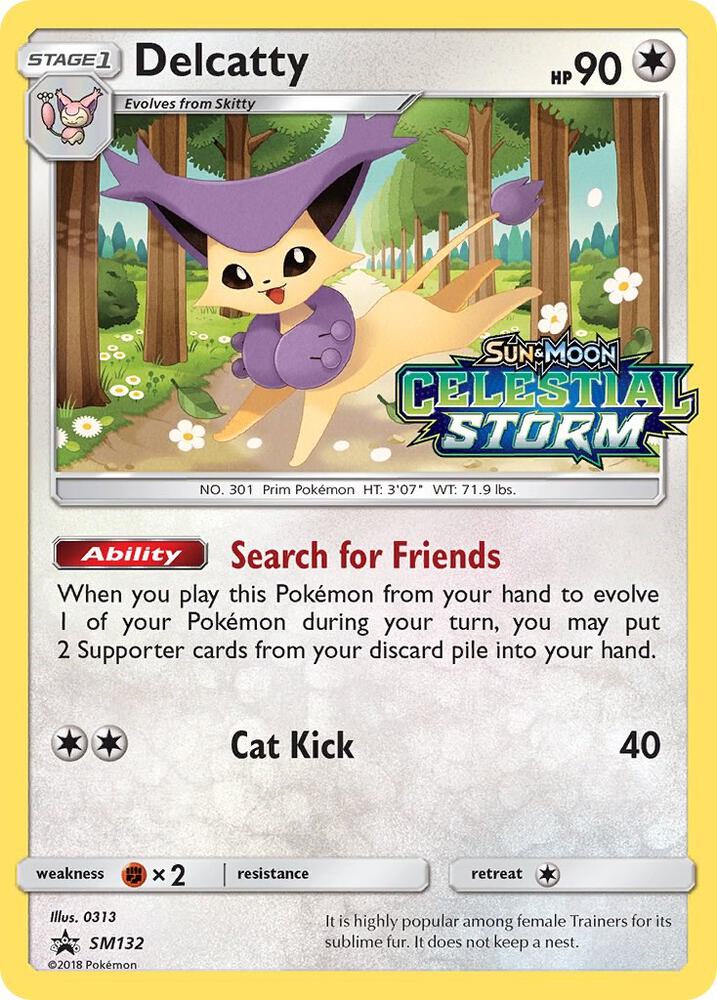 Delcatty Prerelease SM132 (SM Promos)  - Holofoil