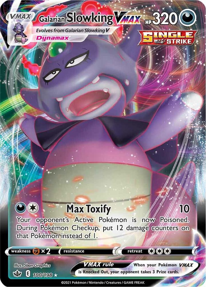 Galarian Slowking VMAX 100/198 (SWSH06: Chilling Reign)  - Holofoil