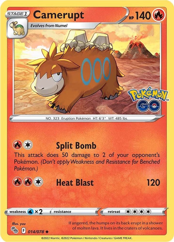 Camerupt 014/078 (Pokemon GO) 