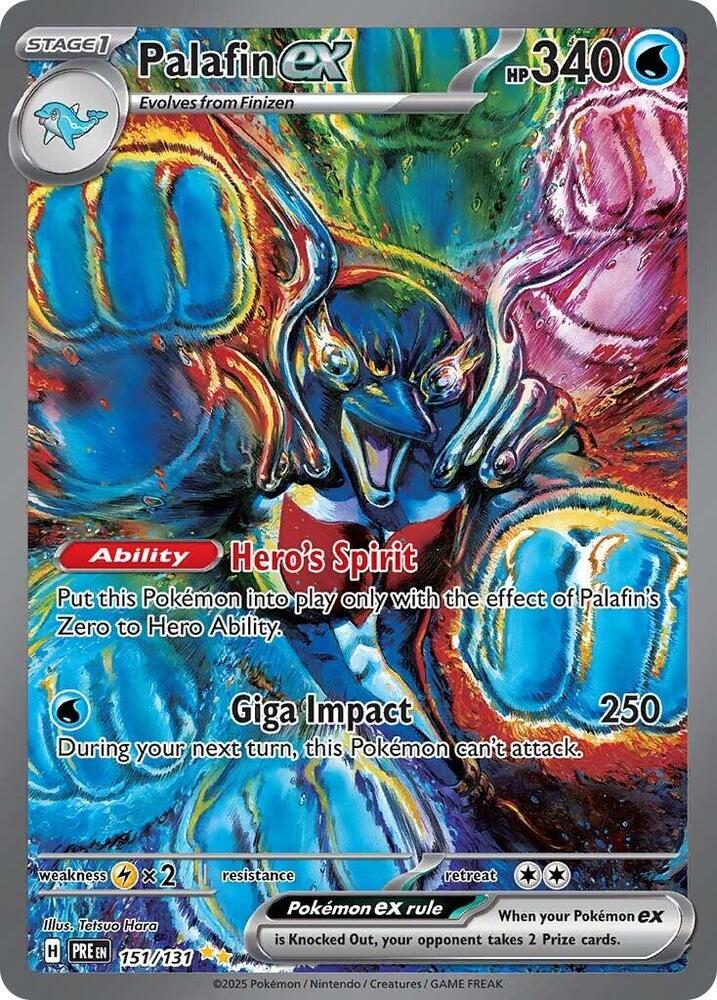 Palafin ex 151/131 (SV: Prismatic Evolutions)  - Holofoil