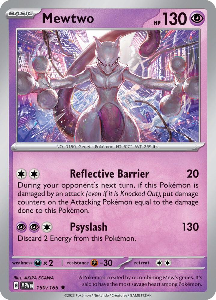 Mewtwo 150/165 (SV: Scarlet & Violet 151)  - Holofoil