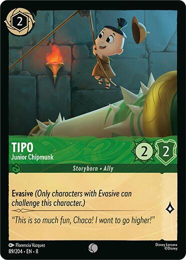 Tipo, Junior Chipmunk 89/204 (Reign of Jafar) 