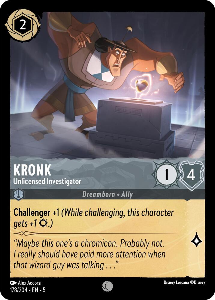 Kronk, Unlicensed Investigator 178/204 (Shimmering Skies) 