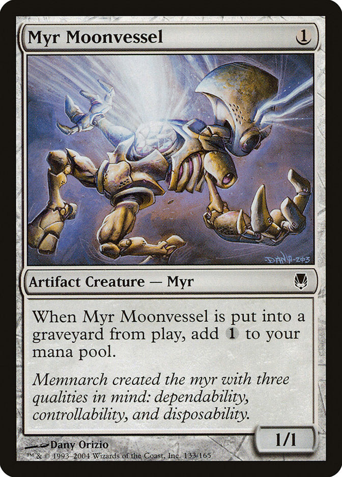 Myr Moonvessel 133 (Darksteel)  - Foil
